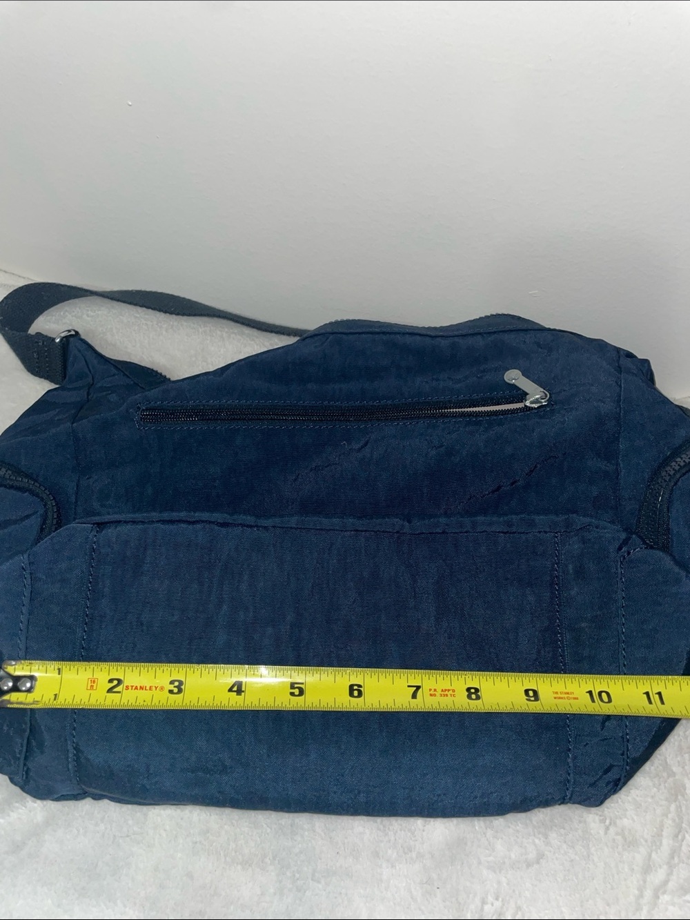 Kipling Dark Navy Crossbody Bag with Monkey Keychain - Picture 5 of 6